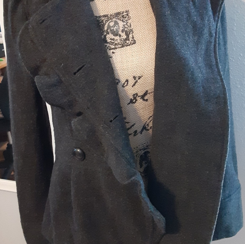 Ann Taylor Loft short wool peacoat. 0 NWOT - Picture 12 of 14